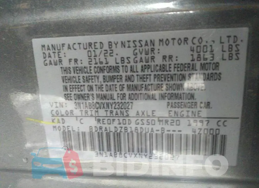 3N1AB8CVXNY232027 Photo# 9