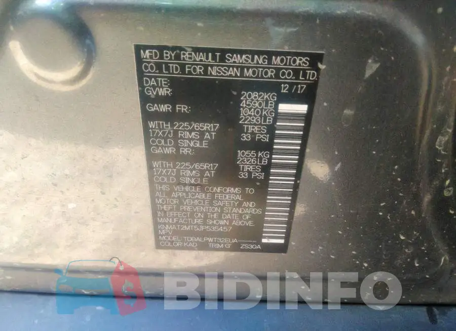 KNMAT2MT5JP535457 Photo# 9
