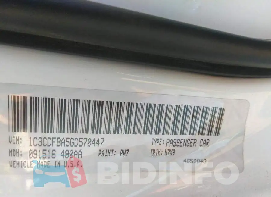 1C3CDFBA5GD570447 Photo# 9