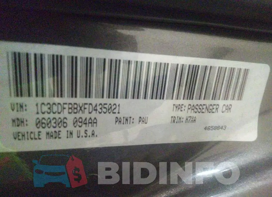 1C3CDFBBXFD435021 Photo# 9