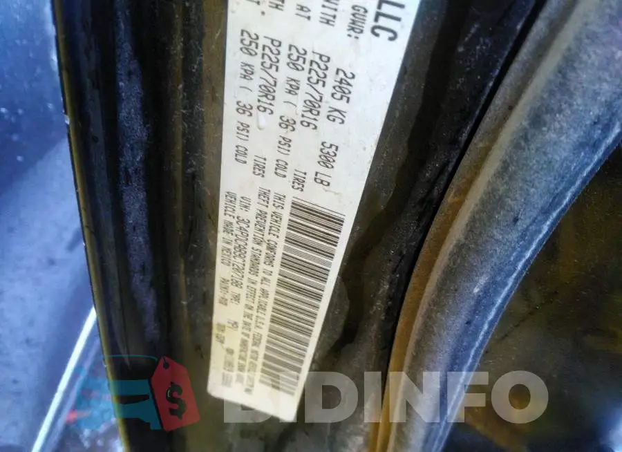 3C4PDCAB9CT207188 Photo# 9