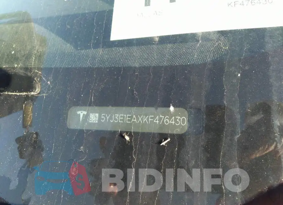 5YJ3E1EAXKF476430 Photo# 7
