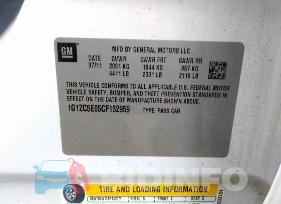 1G1ZC5E05CF132959 Photo# 9