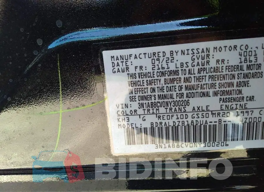 3N1AB8CV0NY300206 Photo# 9