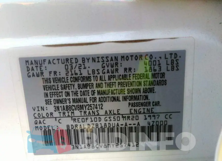3N1AB8CV8MY257412 Photo# 9