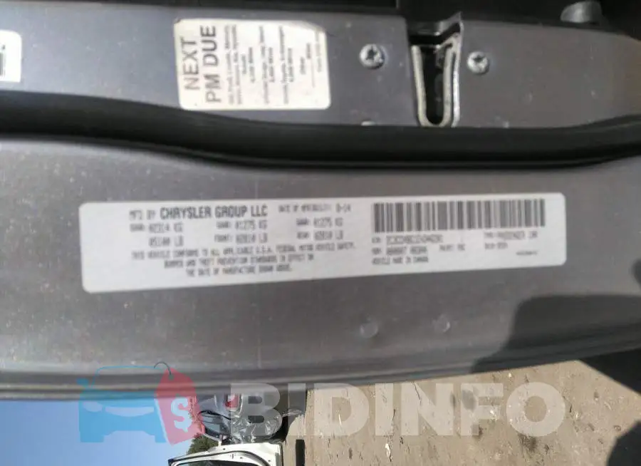 2C3CDXBG1EH346201 Photo# 9