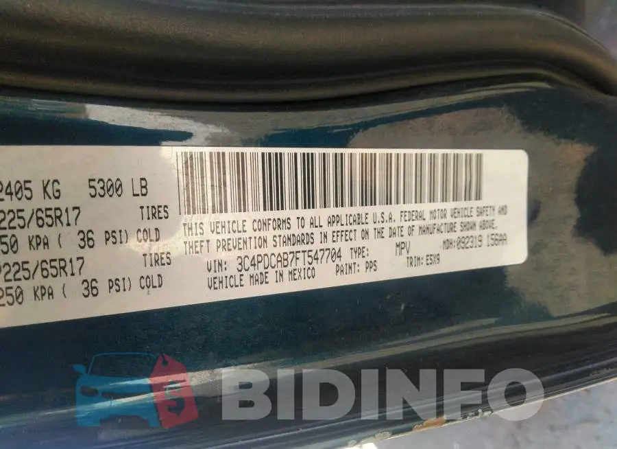 3C4PDCAB7FT547704 Photo# 9