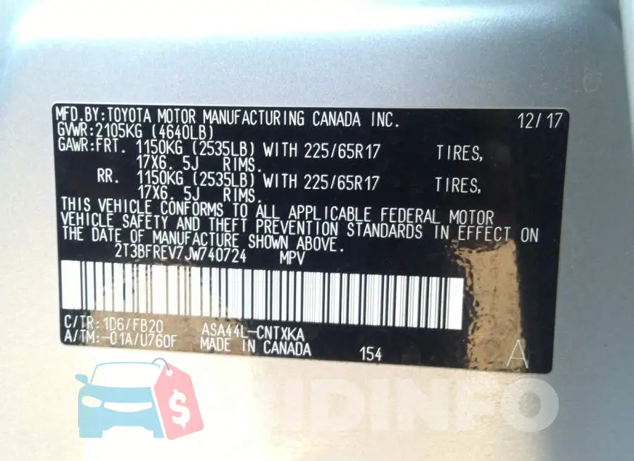 2T3BFREV7JW740724 Photo# 9