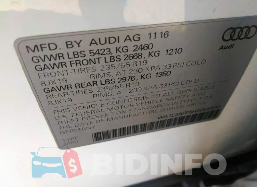 WA1L2AFP6HA084830 Photo# 9