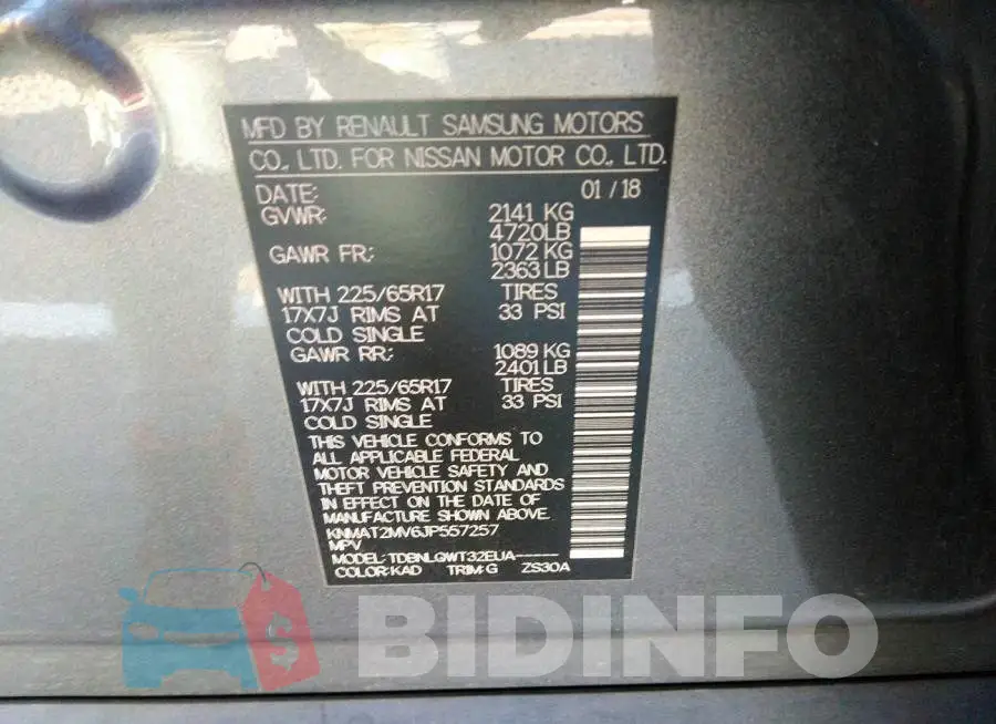 KNMAT2MV6JP557257 Photo# 9