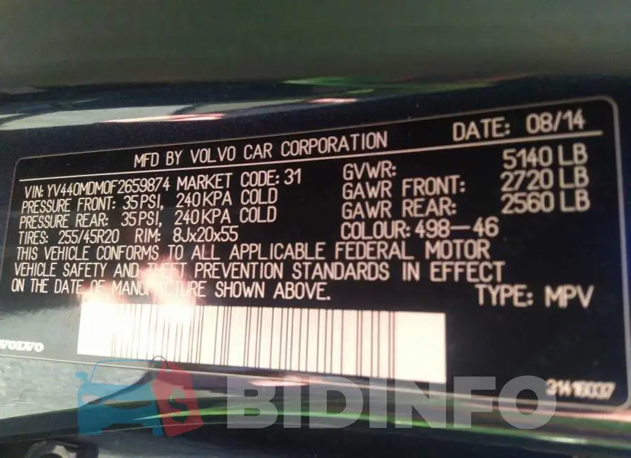 YV440MDM0F2659874 Photo# 9
