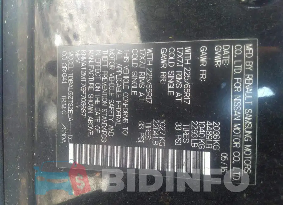 KNMAT2MT7GP703687 Photo# 9