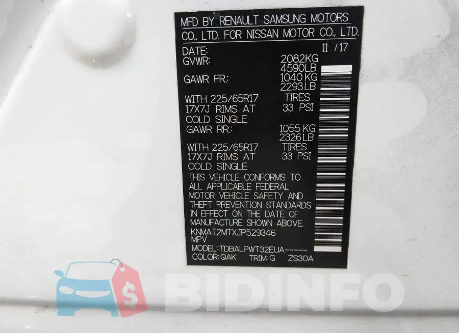 KNMAT2MTXJP529346 Photo# 9