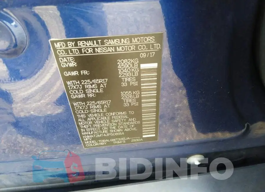 KNMAT2MT4JP508914 Photo# 9