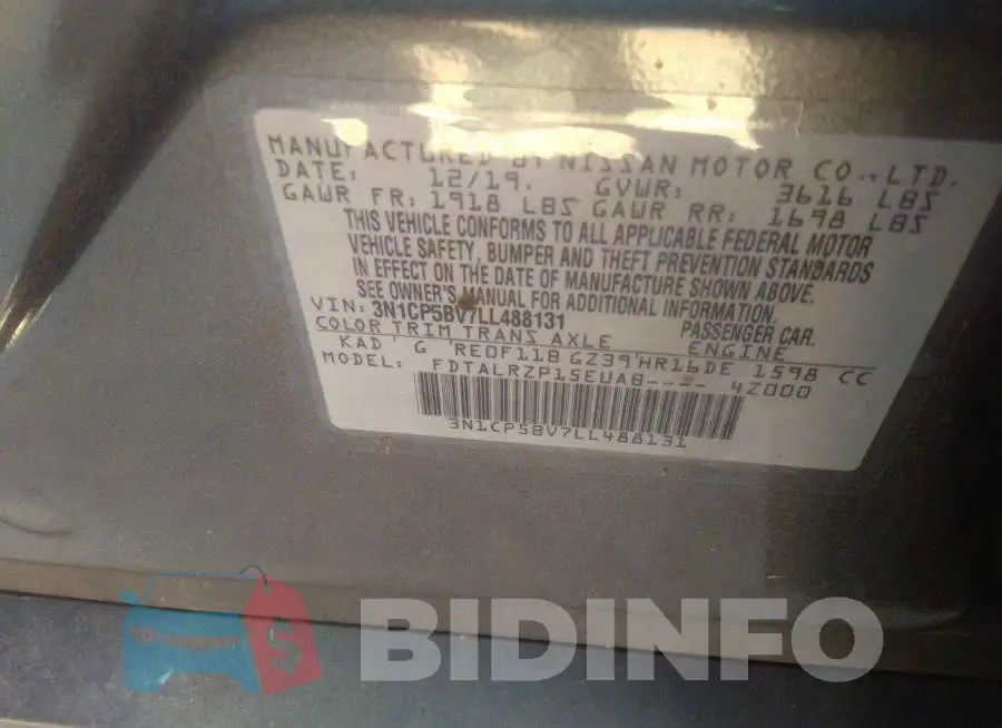 3N1CP5BV7LL488131 Photo# 9
