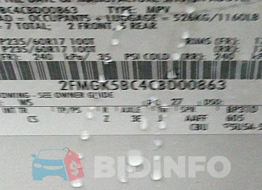 2FMGK5BC4CBD00863 Photo# 9