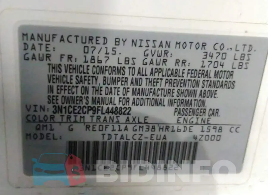 001CE2CP9FL448822 Photo# 9