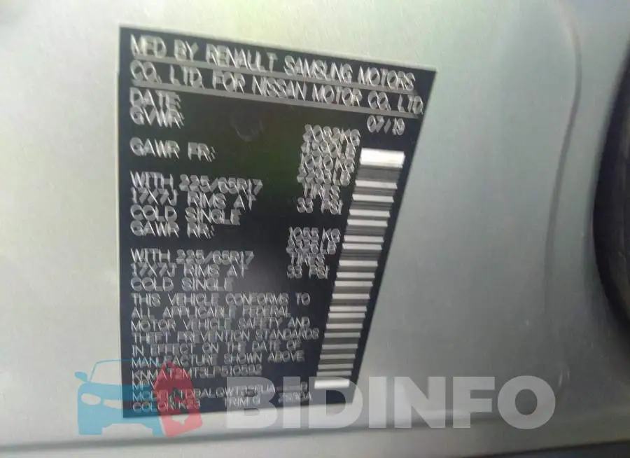 KNMAT2MT3LP510592 Photo# 9