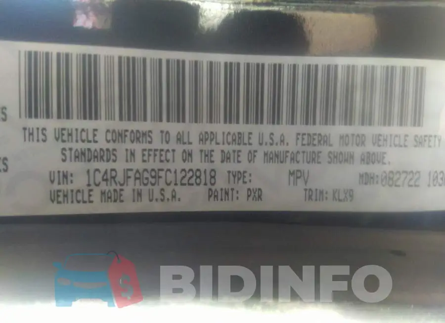 1C4RJFAG9FC122818 Photo# 9