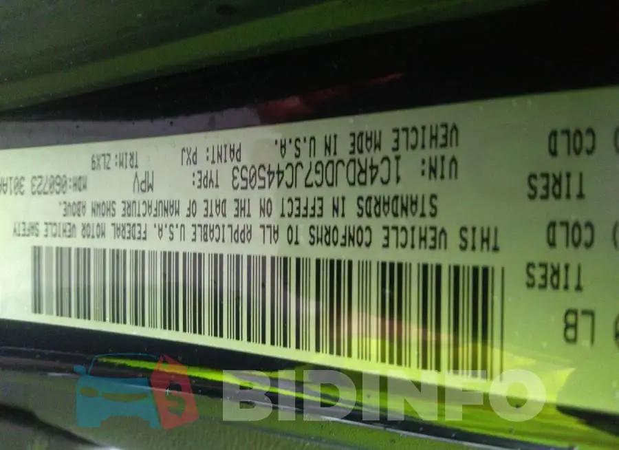 1C4RDJDG7JC445053 Photo# 9