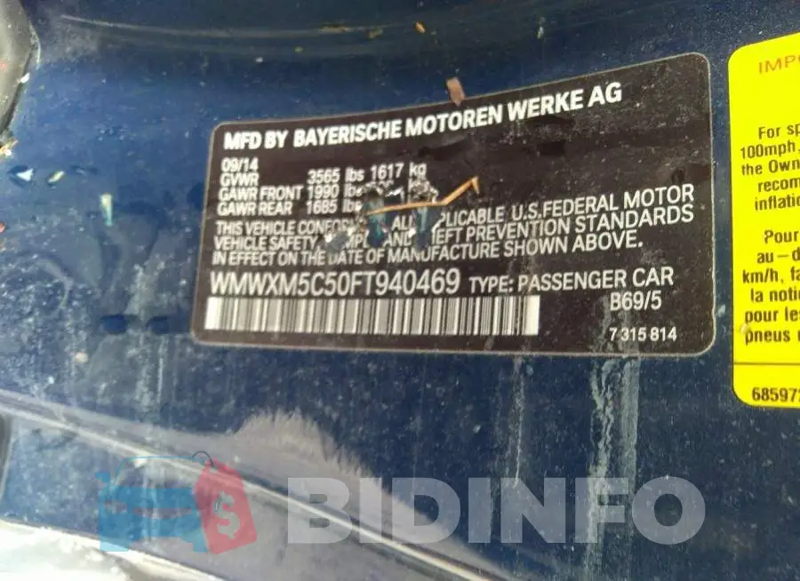 WMWXM5C50FT940469 Photo# 9