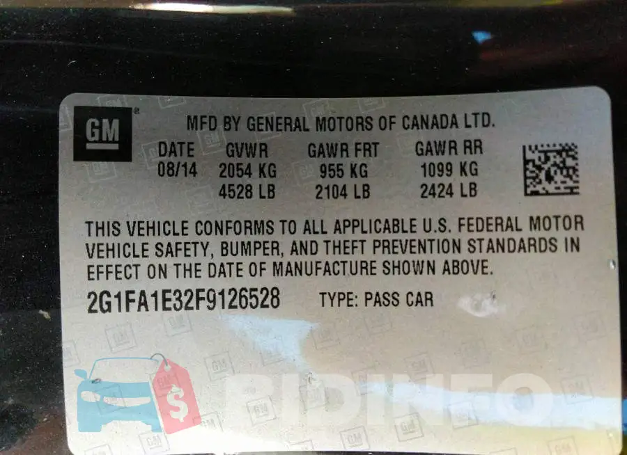 2G1FA1E32F9126528 Photo# 9
