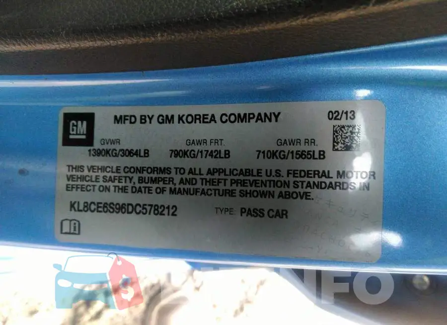 KL8CE6S96DC578212 Photo# 9