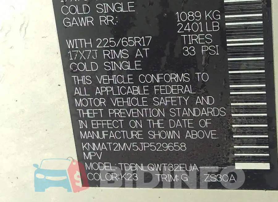 KNMAT2MV5JP529658 Photo# 9