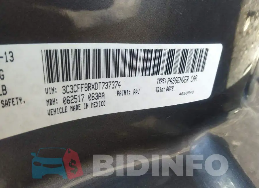 3C3CFFBRXDT737374 Photo# 9