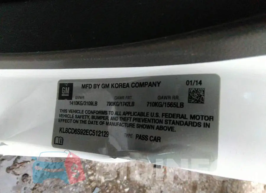 KL8CD6S92EC512129 Photo# 9