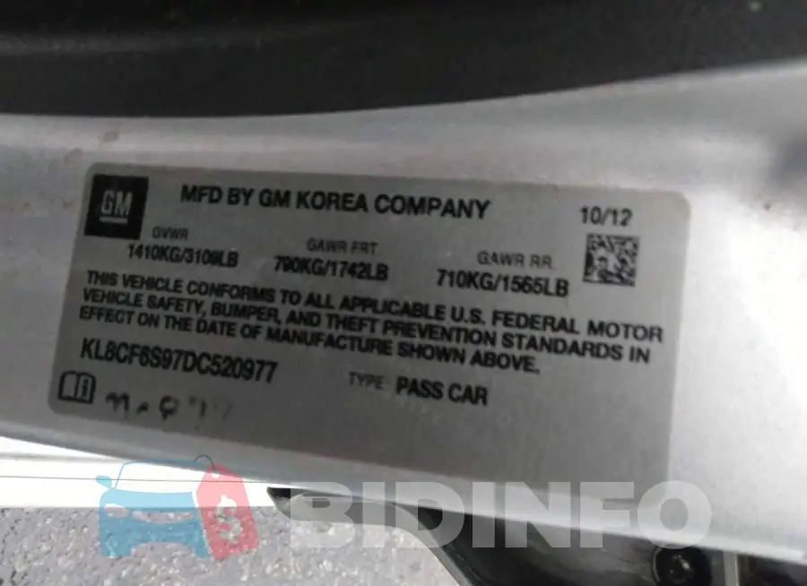 KL8CF6S97DC520977 Photo# 9