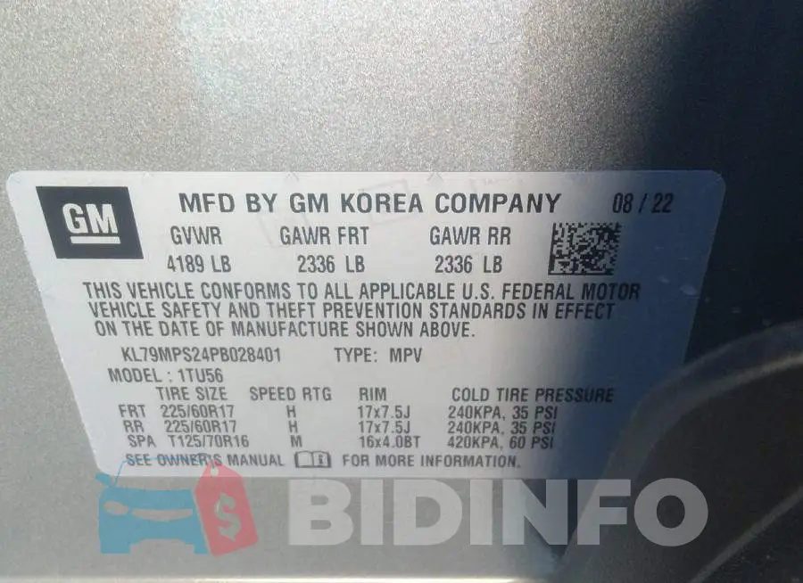 KL79MPS24PB028401 Photo# 9