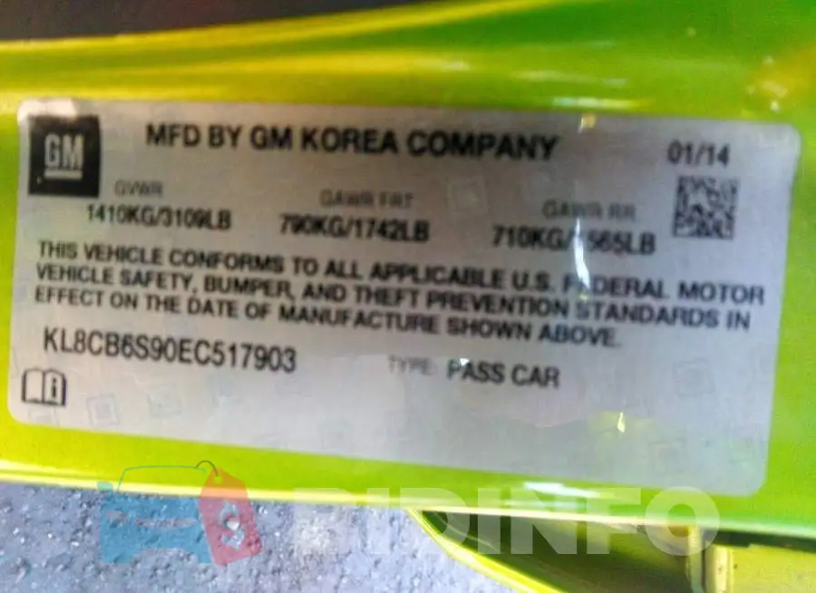 KL8CB6S90EC517903 Photo# 8