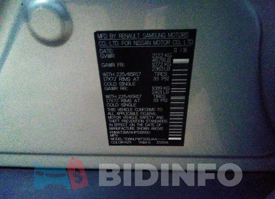 KNMAT2MVXHP518990 Photo# 9