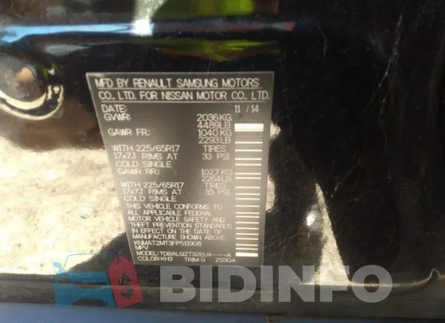 KNMAT2MT3FP511908 Photo# 9
