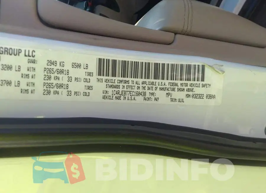 1C4RJEBT7EC160438 Photo# 9