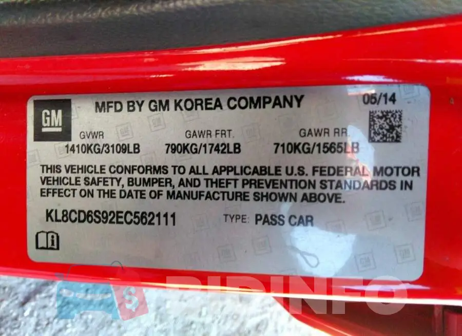 KL8CD6S92EC562111 Photo# 9