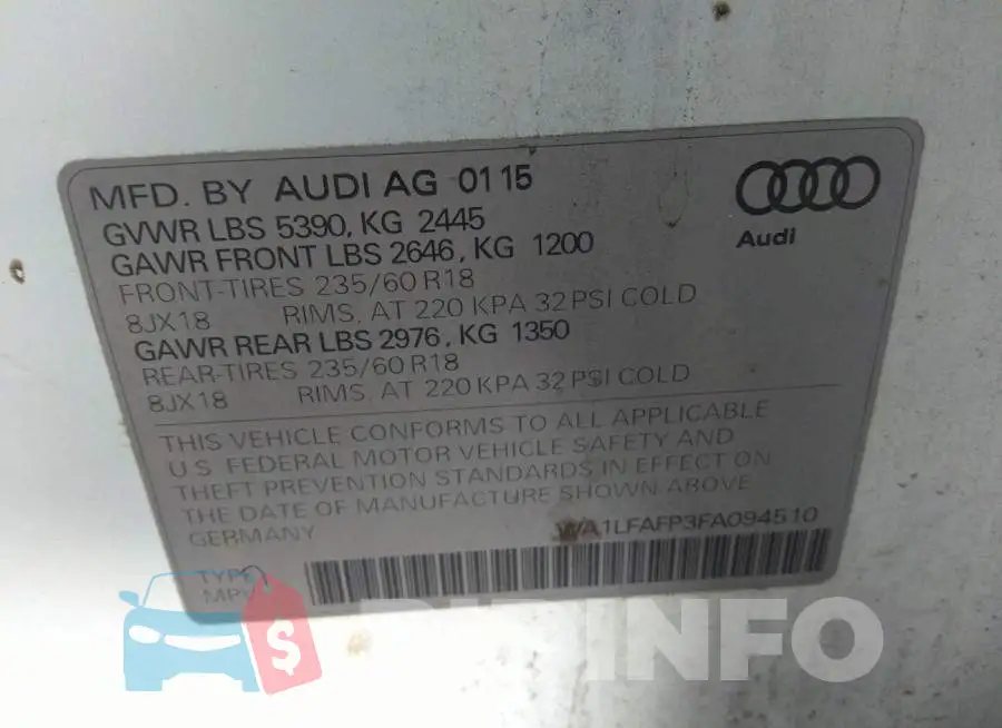 WA1LFAFP3FA094510 Photo# 9