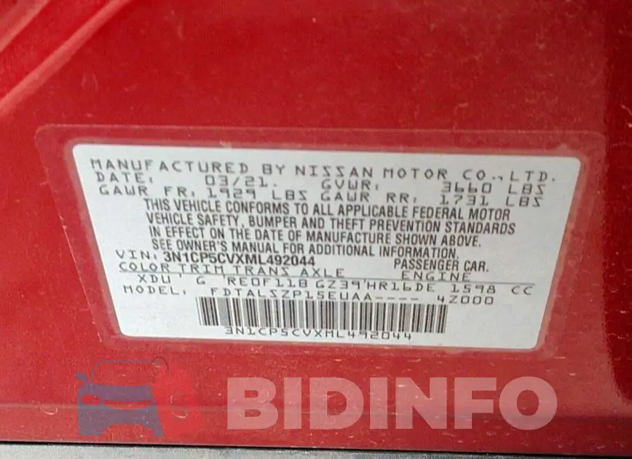 3N1CP5CVXML492044 Photo# 9