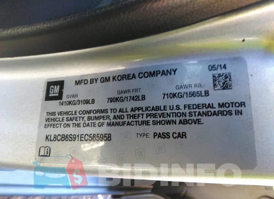 KL8CB6S91EC565958 Photo# 9