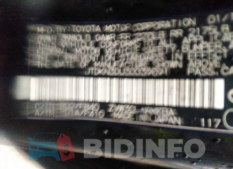 JTDKN3DU3D0339091 Photo# 9
