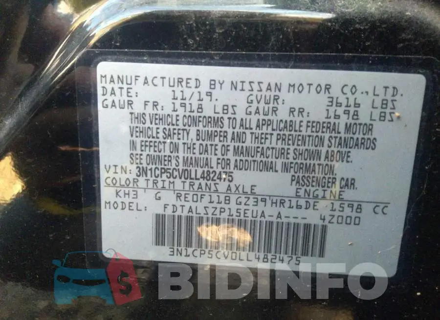 3N1CP5CV0LL482475 Photo# 9