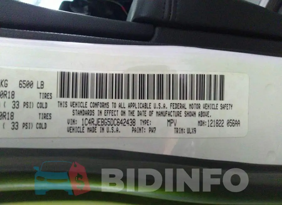 1C4RJEBG5DC642438 Photo# 9