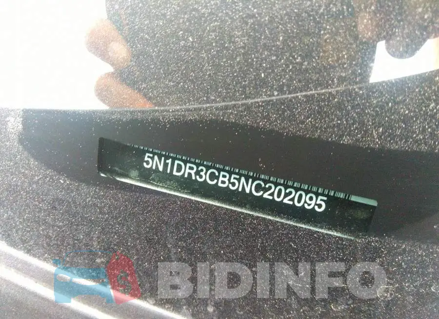 5N1DR3CB5NC202095 Photo# 9