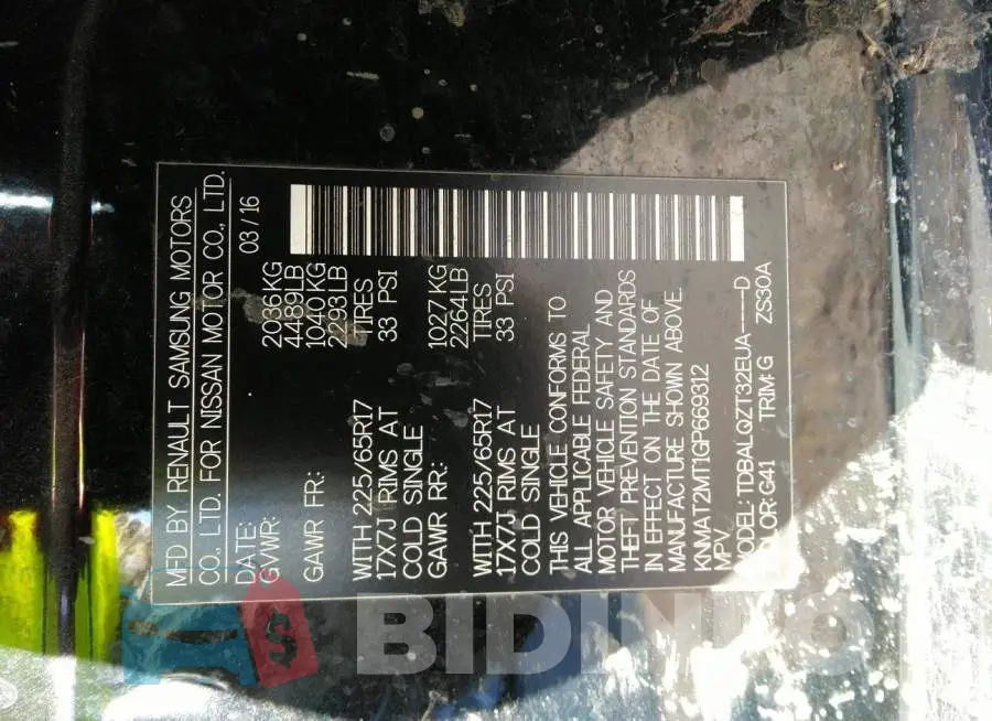 KNMAT2MT1GP669312 Photo# 9
