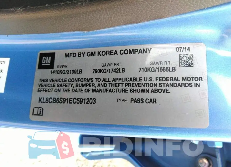 KL8CB6S91EC591203 Photo# 9