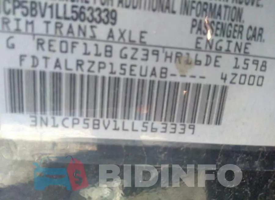 3N1CP5BV1LL563339 Photo# 9