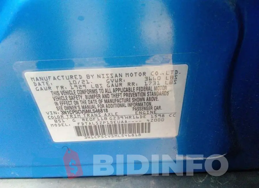 3N1CP5CV5ML546818 Photo# 9