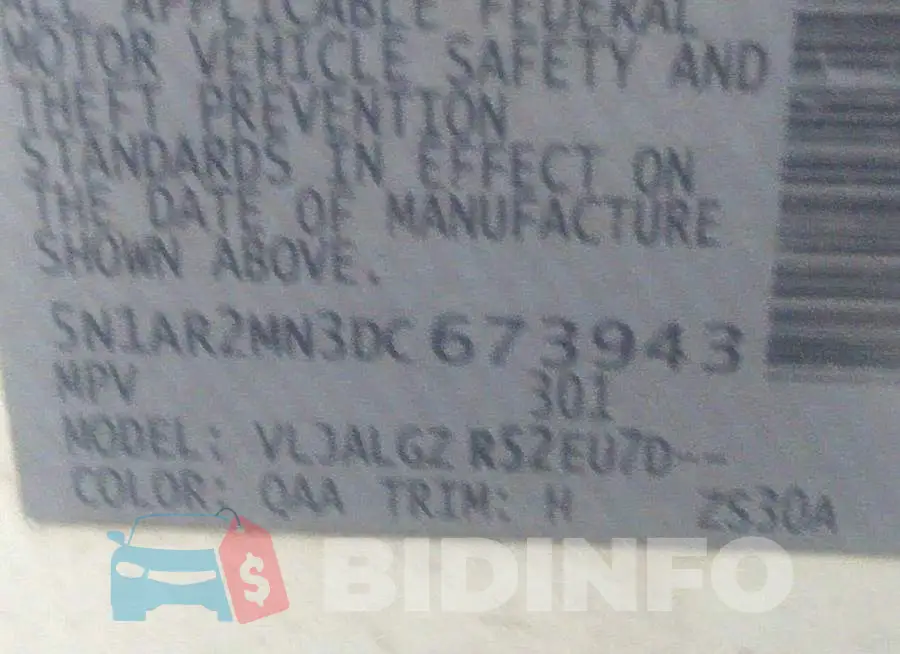 5N1AR2MN3DC673943 Photo# 9