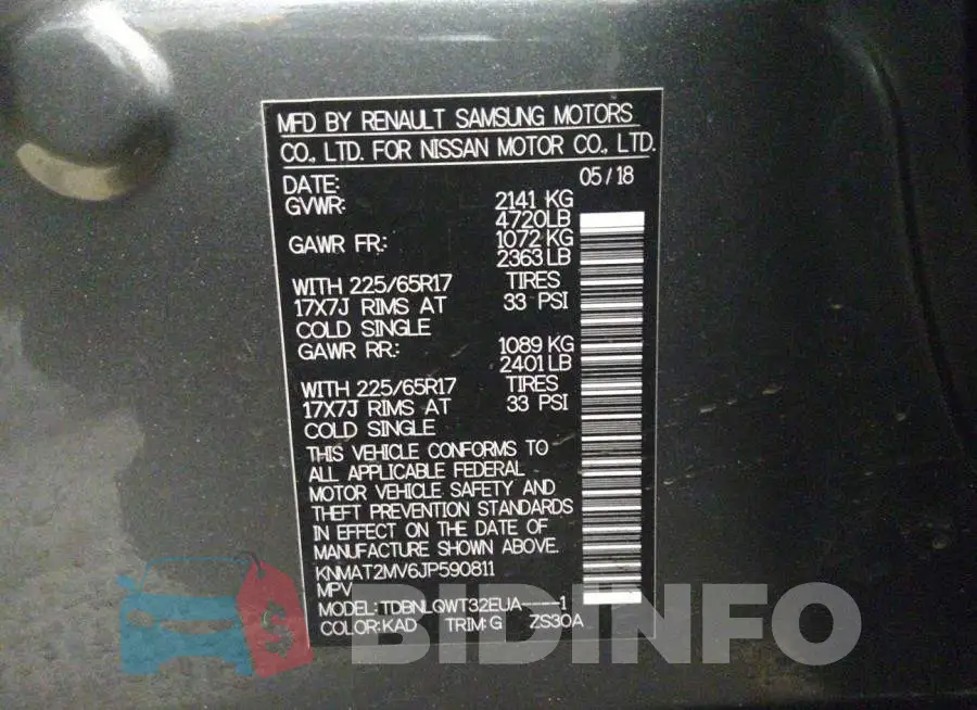 KNMAT2MV6JP590811 Photo# 9